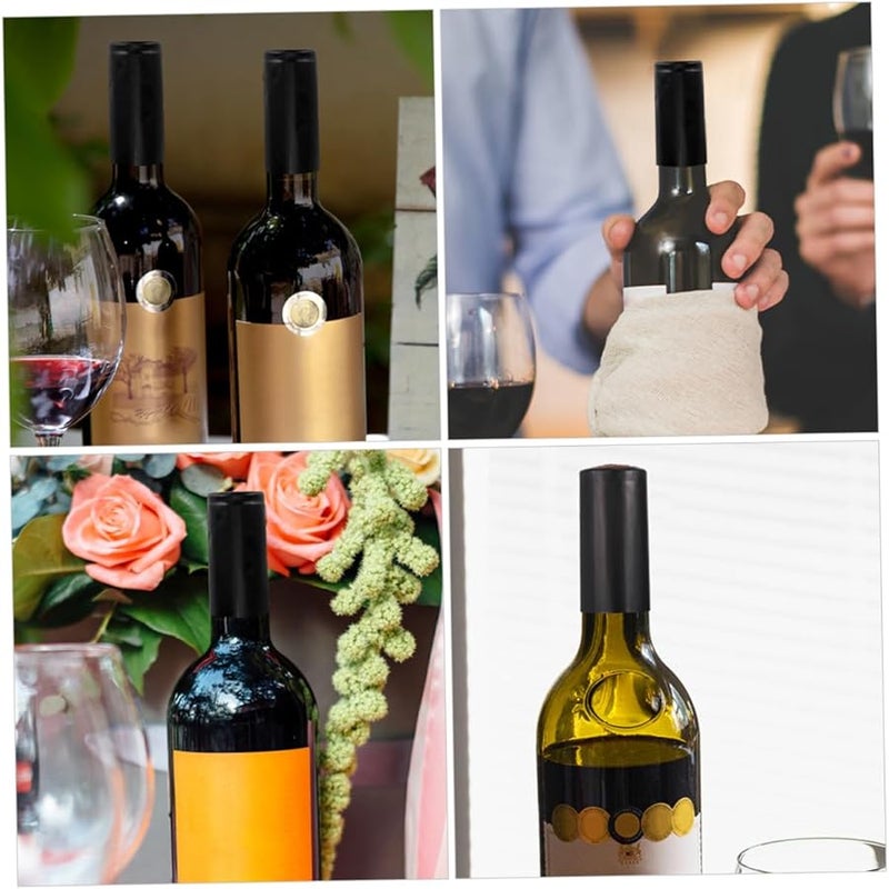 20 قطعة من أغطية وأنظمة إغلاق زجاجات النبيذ الحرارية للتخزين المنزلي للمشروبات المخمرة - Image 5